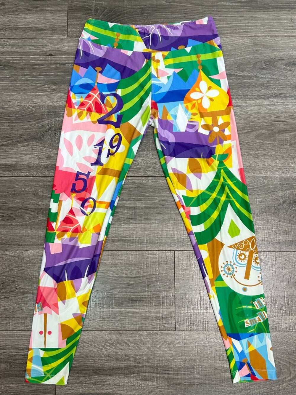 Disney Parks “It’s a Small World” Attraction Leggings Medium